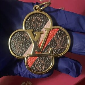 Upcycled Gold and Multicolor Monogram Charm